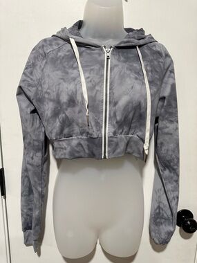 FTP Light Gray Hoodie tie die Print-#1421